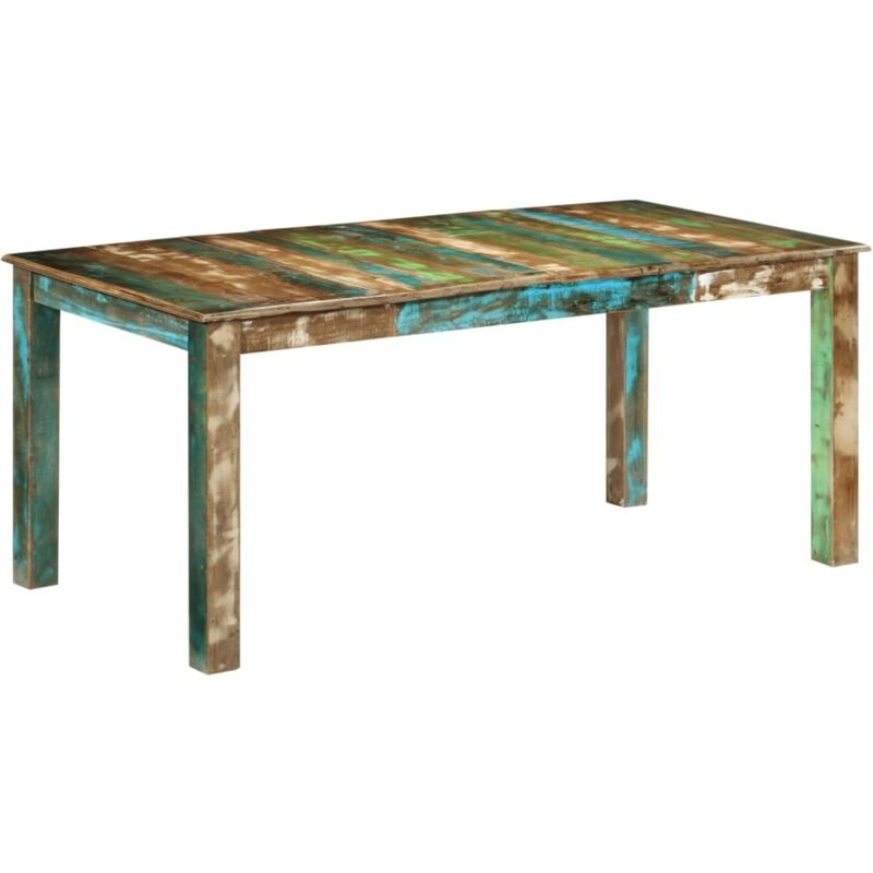Vidaxl - Table à manger 180x90x76 cm bois massif de récupération