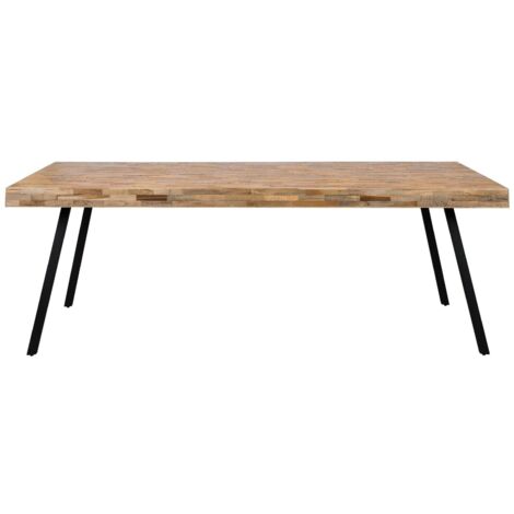 Table à manger 220x100x74,5 cm en teck recyclé - TERRY