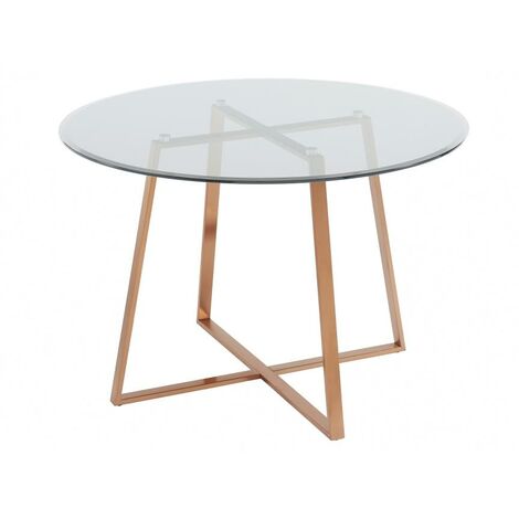 Vente-unique - Table à Manger Extensible 2 à 12 Couverts en MDF et Acier -  Noir et doré - FIRELA : : Cuisine et Maison