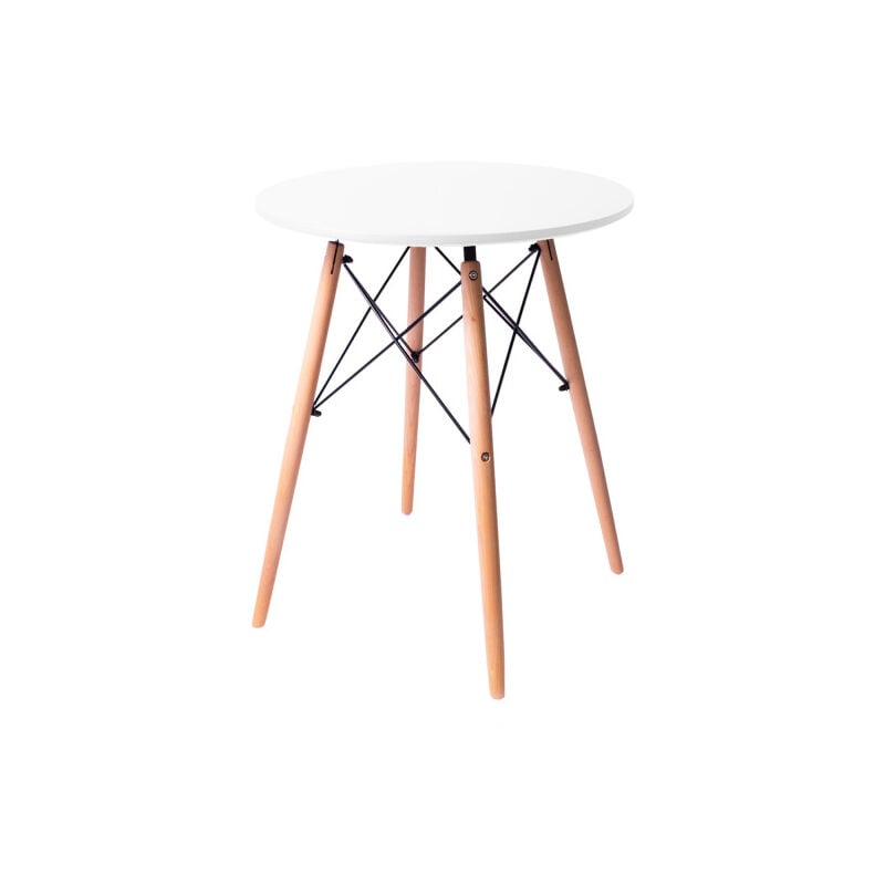 Table à manger Aga 60 cm Blanc