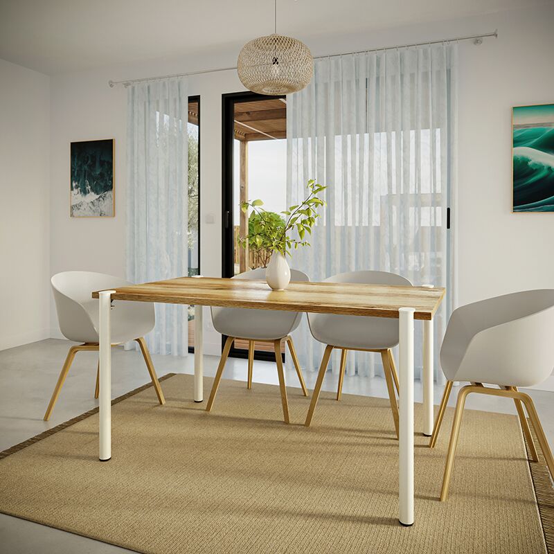 Table à manger Andromède - champagne