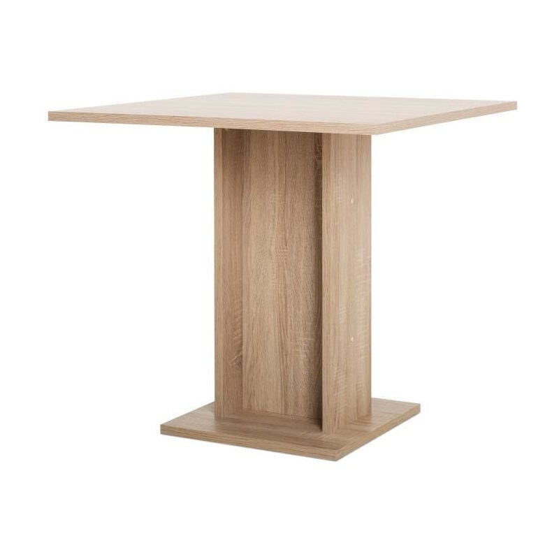 Argonauta - gustave Table a manger carree de 2 a 4 personnes classique decor chene - l 80 x l 80 cm