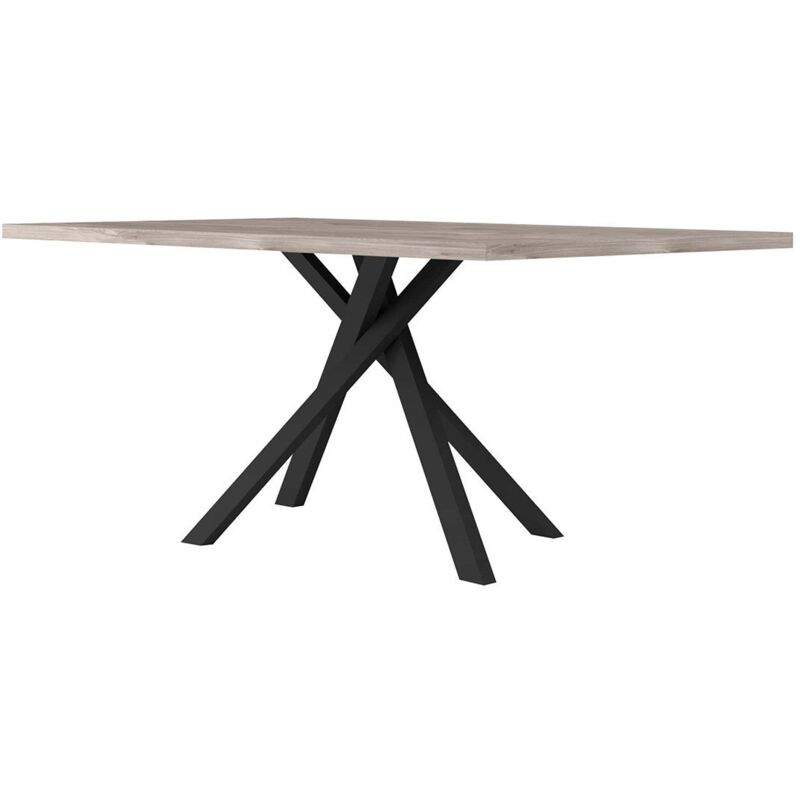 Calicosy - Table rectangulaire 8pers. pied central Snapp - Fabrication Française