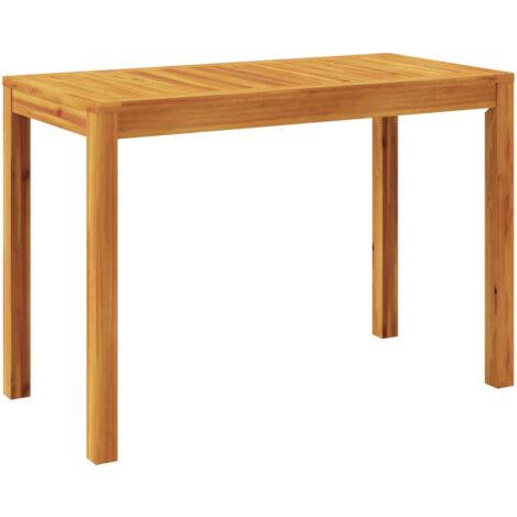 Table à manger de jardin 110x55x75 bois massif d'acacia