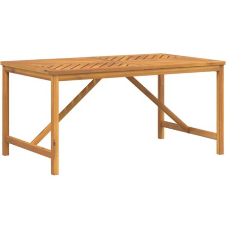 Table à manger de jardin 150x90x74 bois d'acacia solide