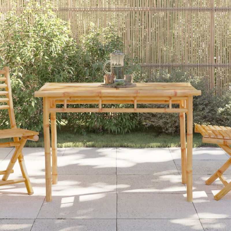 Maisonchic - Table à manger de jardin, Table d'extérieur 110x55x75 cm bambou CON897947 DS3790 design in