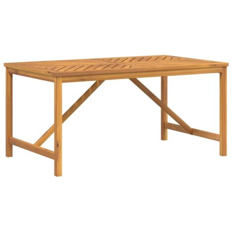 Table à manger de jardin，Table d'extérieur 150x90x74 cm bois d'acacia solide CFW24925