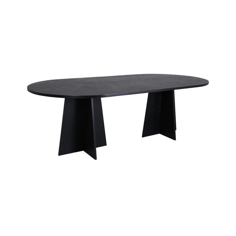 Paris Prix - Table à Manger Design 'Bootcut' 230cm Noir