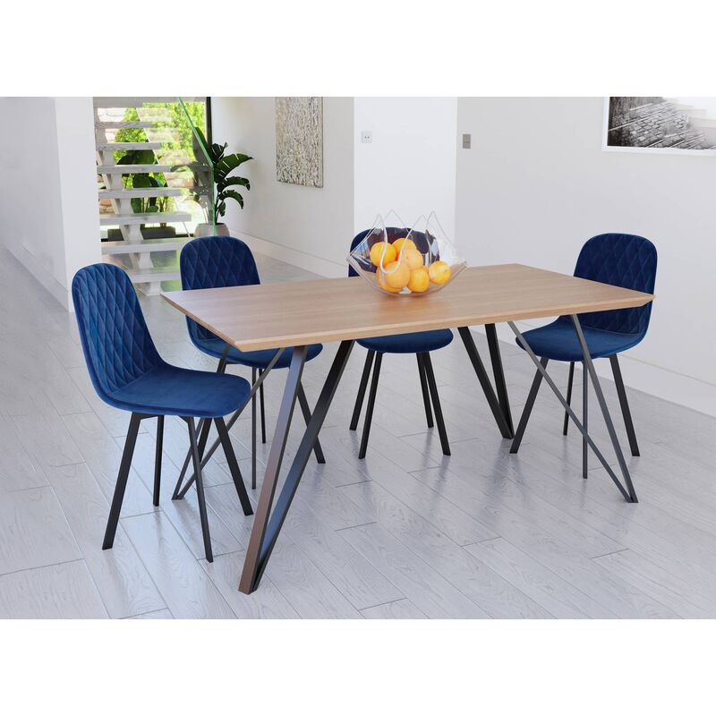 Table à manger design en bois KEVAN