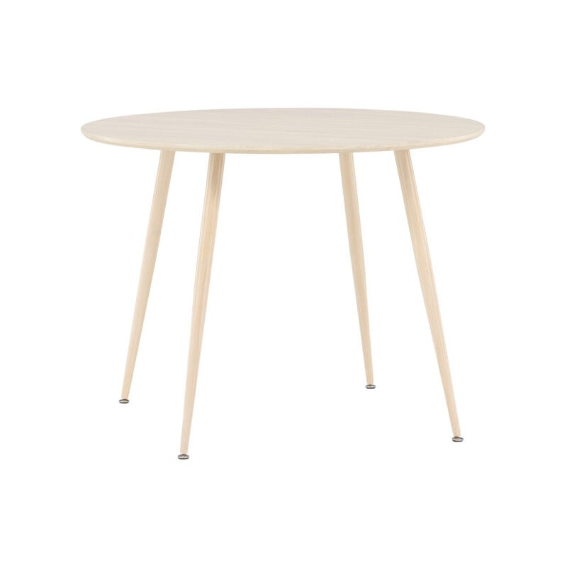 Table à Manger Design 'Plaza' 100cm Naturel