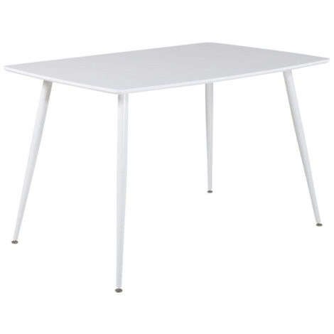 Table à Manger Design "Polar" 120cm Blanc