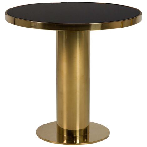 Table à manger en acier inoxydable doré 80 x 80 x 75 cm