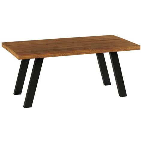 Table à manger en bois de pin massif brossé 180 cm GREENWICH