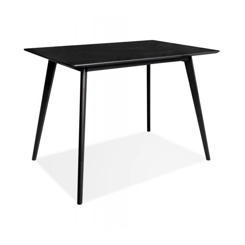 Paris Prix - Table à Manger en Bois 'Percy' 120cm Noir