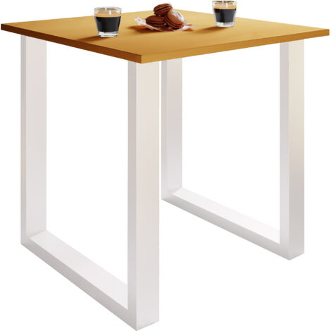 Table à manger en bois premium Xona U 80x50 76x80x50 - VCM