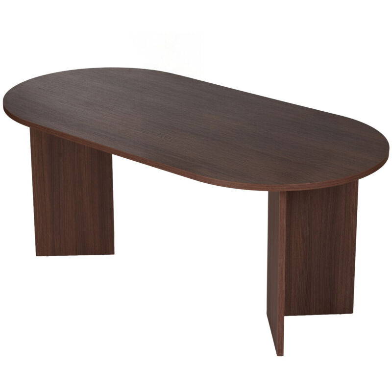 Table à manger en bois "Sablin" - 180 x 89 x 75 cm - Noyer