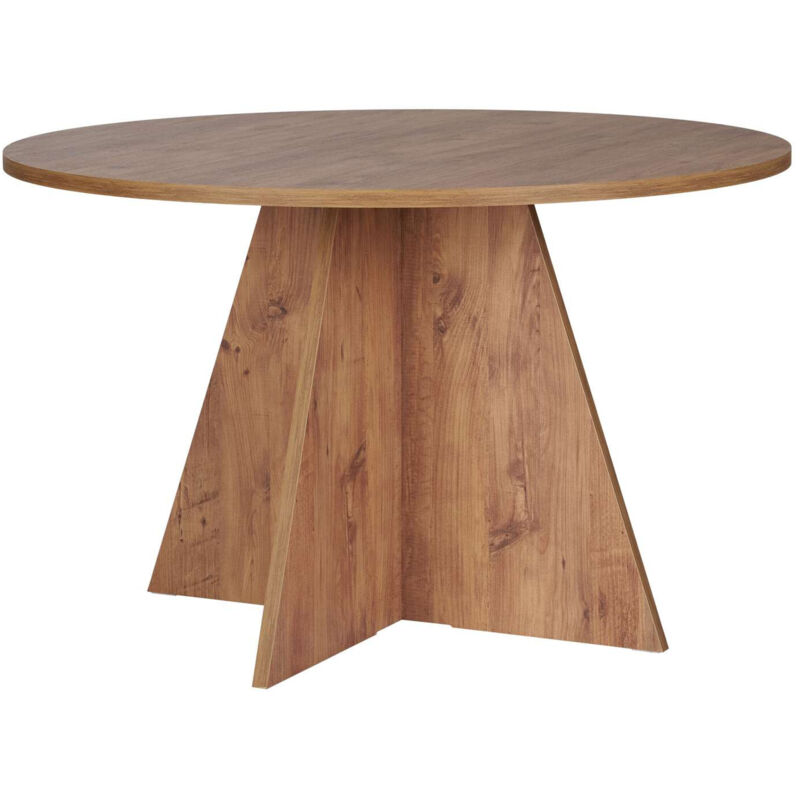 Table à manger en bois "Virella" - 120 x 120 x 75 cm - Pin atlantique