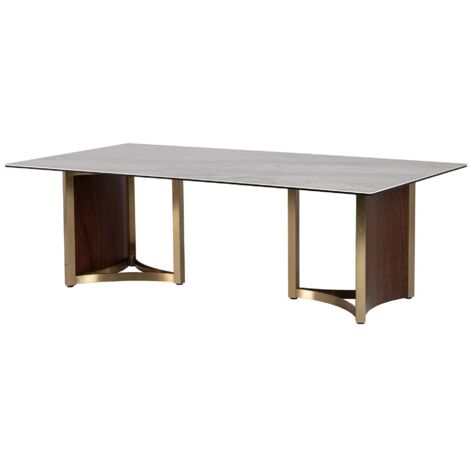 Table à manger en cristal Celaya Stone 240x120x76 cm