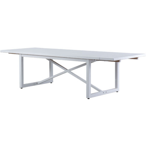 Table à manger en métal et bois Nashvill 300 x 100 x 78 cm