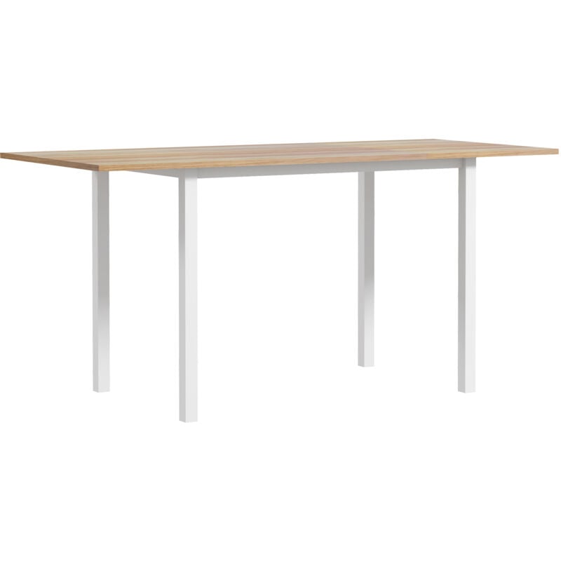 Table à manger extensible 6 personnes cassandre bois clair