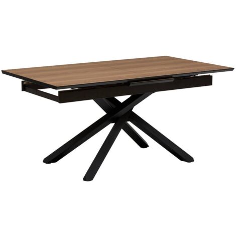Table à manger extensible 6 places Sandri 160x90x76cm - Atmosphera créateur d'intérieur