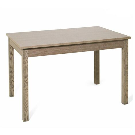Table à manger extensible couleur orme en bois mélaminé cm 70x110 - 150