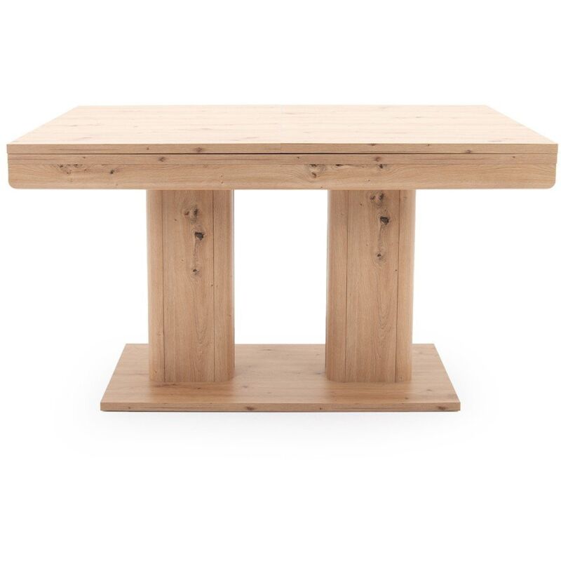 Les Tendances - calicosy - Table à manger extensible décor chêne artisan L140-220 cm - heidelberg