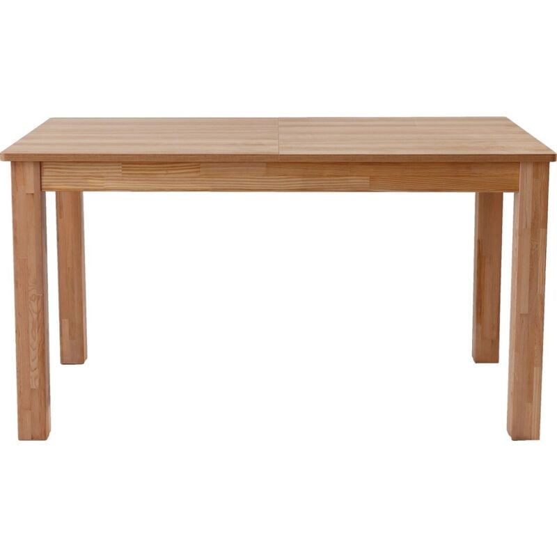 Homifab - Table à manger extensible effet bois 6/8 personnes, piètement bois 140/180 cm - Lexi