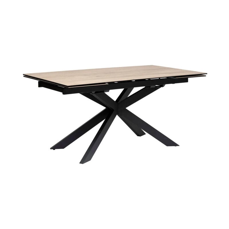 Atmosphera - Table à Manger Extensible Effet Bois 'Boot' 160-240cm Naturel