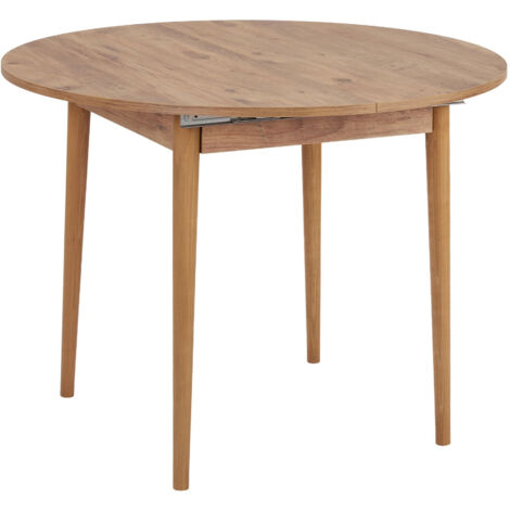 Table à manger extensible en bois "Viona" 100 x 100 x 75 cm - Pin atlantique