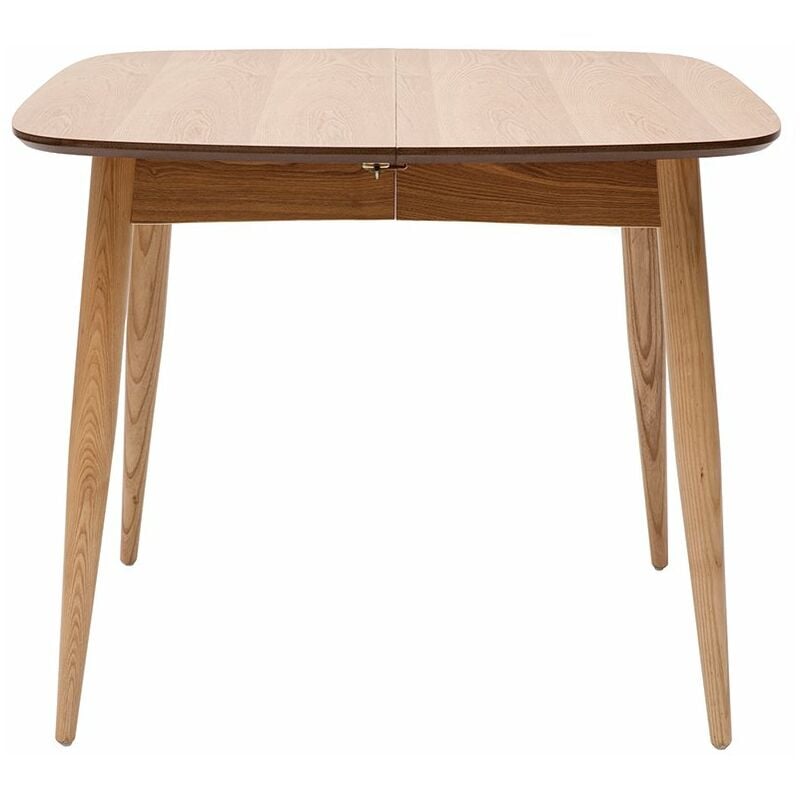 Miliboo - Table à manger extensible carrée en bois clair L90-130 cm nordeco