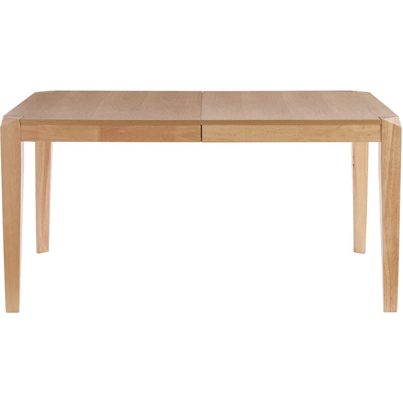 Miliboo - Table extensible rallonges intégrées rectangulaire en bois clair L150-180 cm bolly