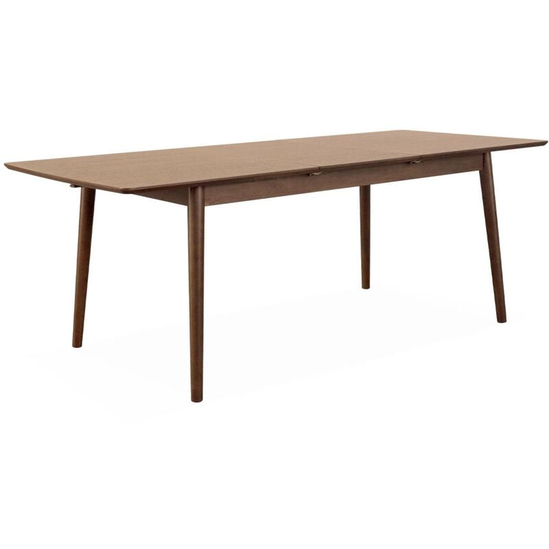 Sweeek - Table à manger extensible rectangulaire Lina. 6 à 8 places. 160 à 210cm