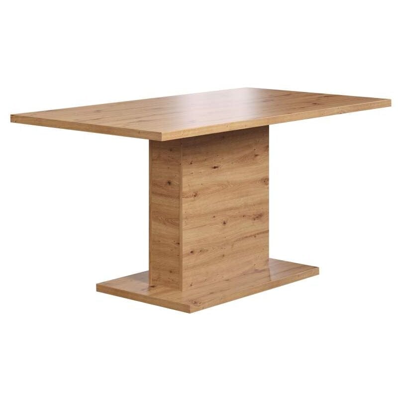 Trendteam - Follow table de salle à manger 80x160cm chêne décor.