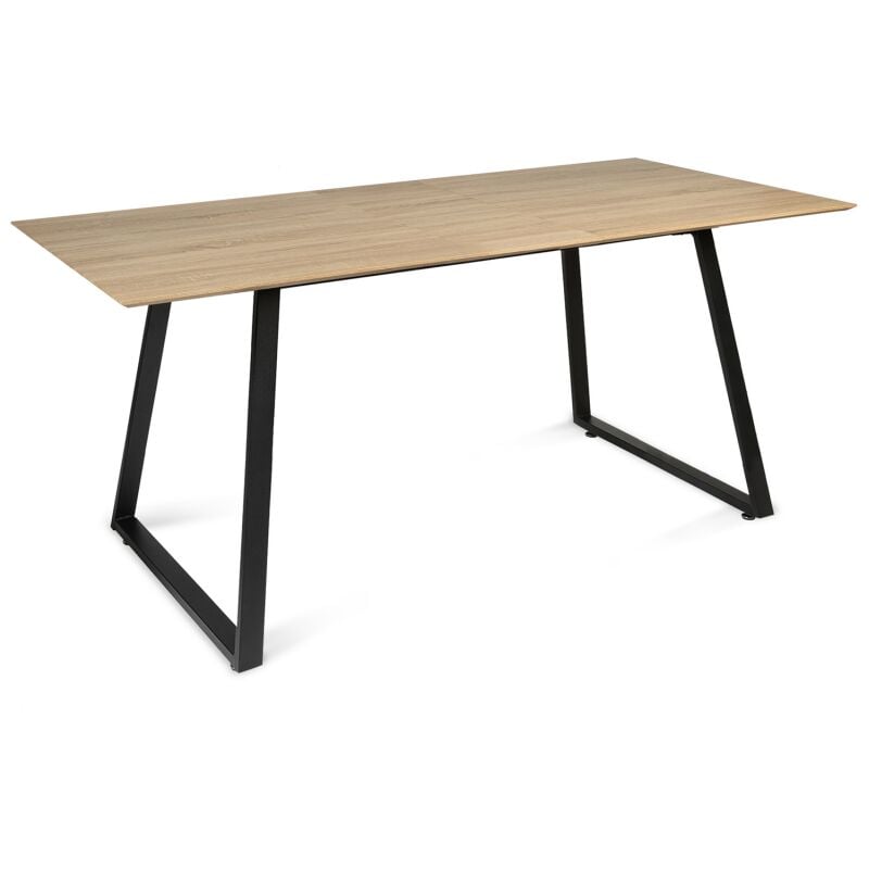 Idmarket - Table à manger HAVANA extensible 6-8 personnes design industriel 150/180 cm - Naturel
