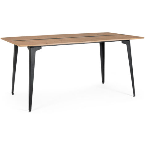 Table à manger MELYS 160cm – Métal & bois