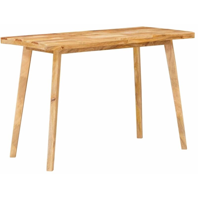vidaXL Table à dîner Naturel 100 x 55 x 75 cm Bois de mangue massif
