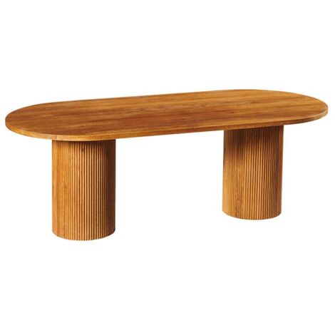 Table à manger ovale pieds design 220 cm IENA