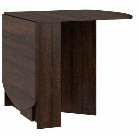 Table à manger ovale pliante Sonoma sombre 150x80cm modèle:HOMNI 2 Table pliable papillon