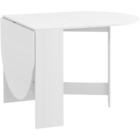 Table à manger pliante LOVAL blanche