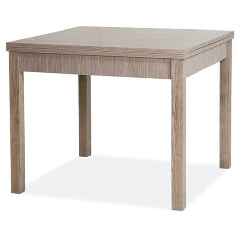 Table à manger pliante Orme en bois mélaminé cm 90x90 - 180