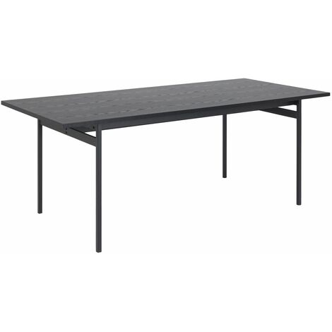 Table à manger rectangulaire 6 places design industriel ARIA