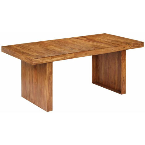 Table à manger rectangulaire bois d'acacia massif Marka 180