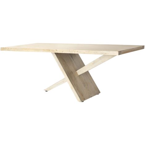 Table à manger rectangulaire en bois d'Amala, 200 x 90 x 76 cm