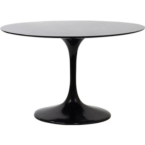 Table à Manger Ronde - 90 cm - Tulip Noir