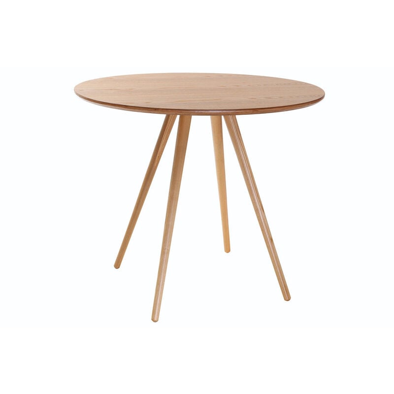 Miliboo - Table à manger ronde bois clair D90 cm artik