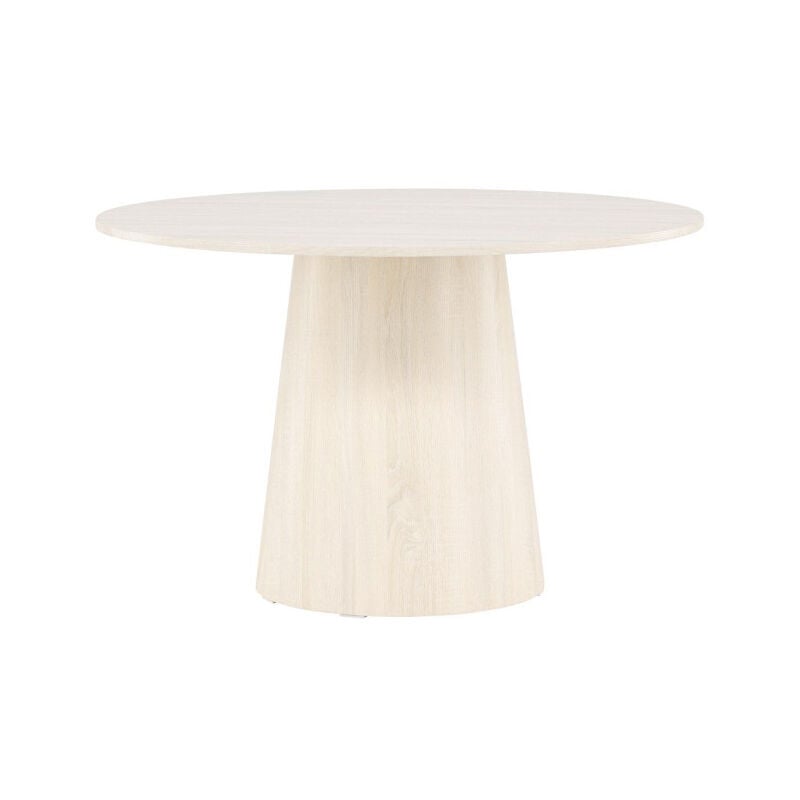 Paris Prix - Table à Manger Ronde 'Lanzo' 120 cm Naturel