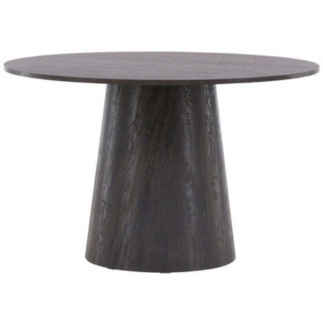 Table à Manger Ronde "Lanzo" 120cm Marron
