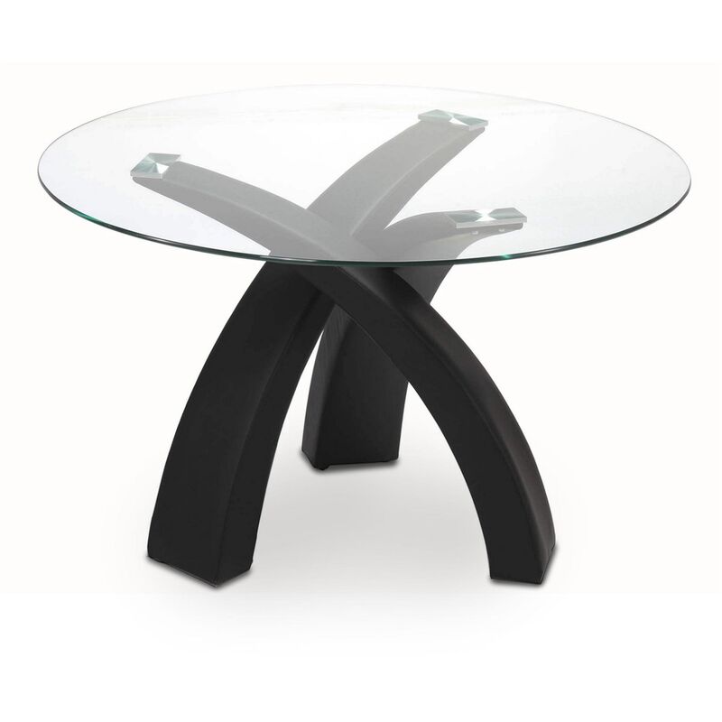 Deco In Paris - Table à manger ronde noir GORE