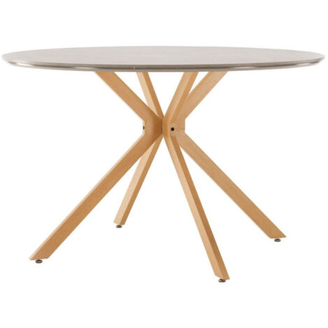 Table à Manger Ronde Piazza" 120cm Gris